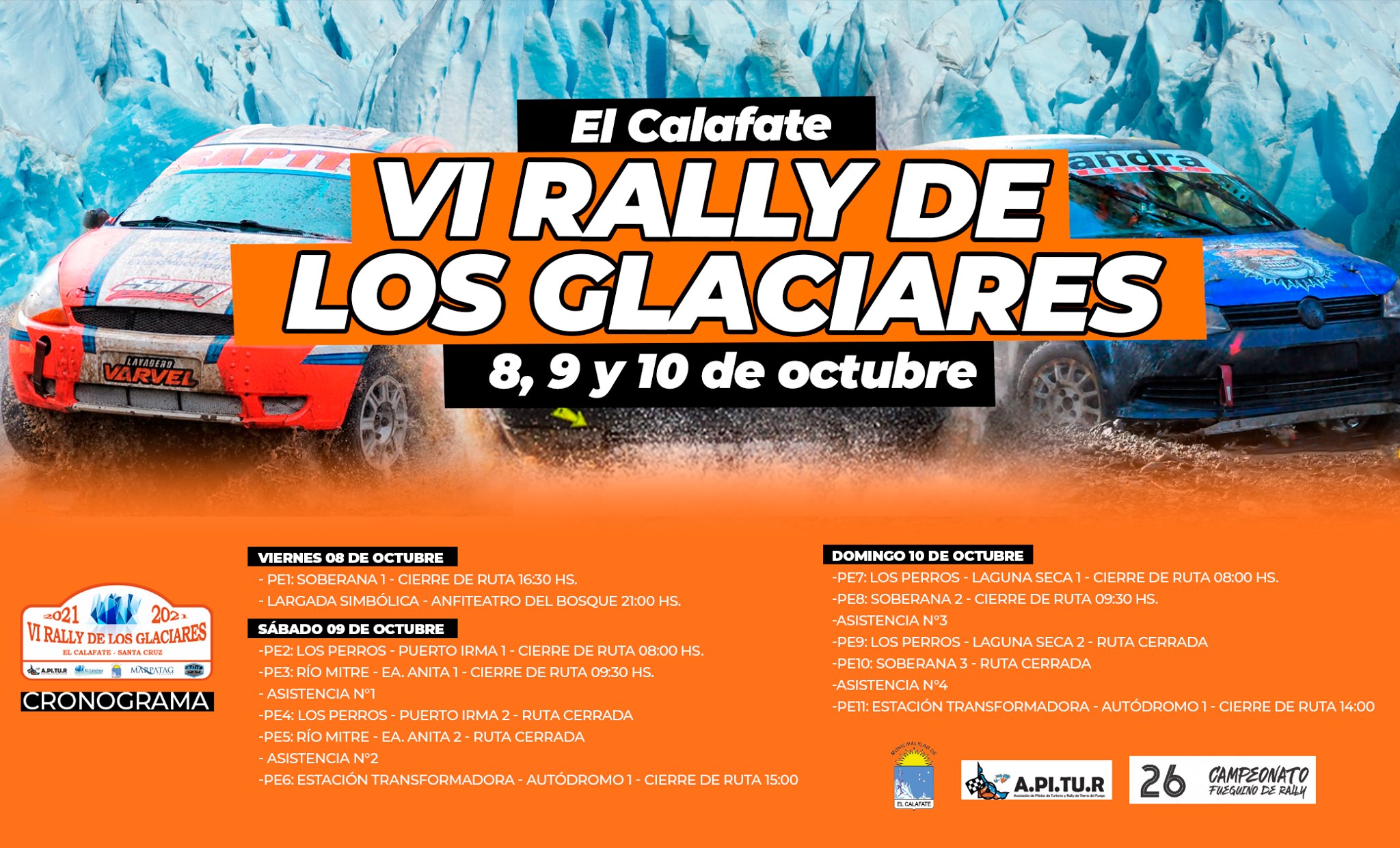 El Rally de los Glaciares