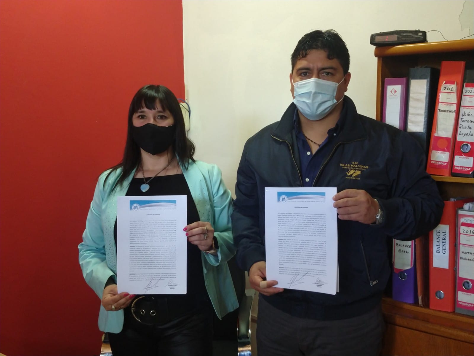 Mutual del Personal de la Caja de Servicios Sociales firma de Convenio con Mutual 12 de Setiembre del Gremio Petrolero
