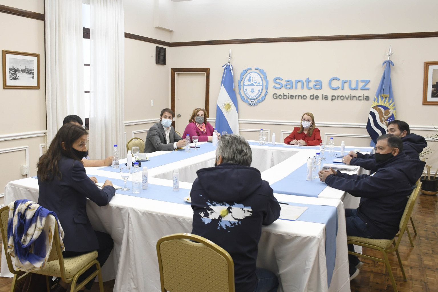 Alicia recibió a veteranos para acompañar la conmemoración de los 40 años de la gesta de Malvinas