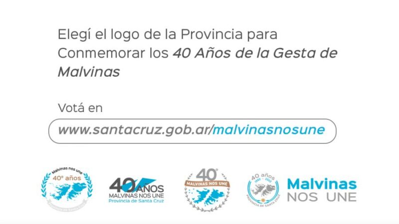 “Malvinas Nos Une”: Podés participar en la elección del logo que más te represente en los 40 años de la gesta histórica