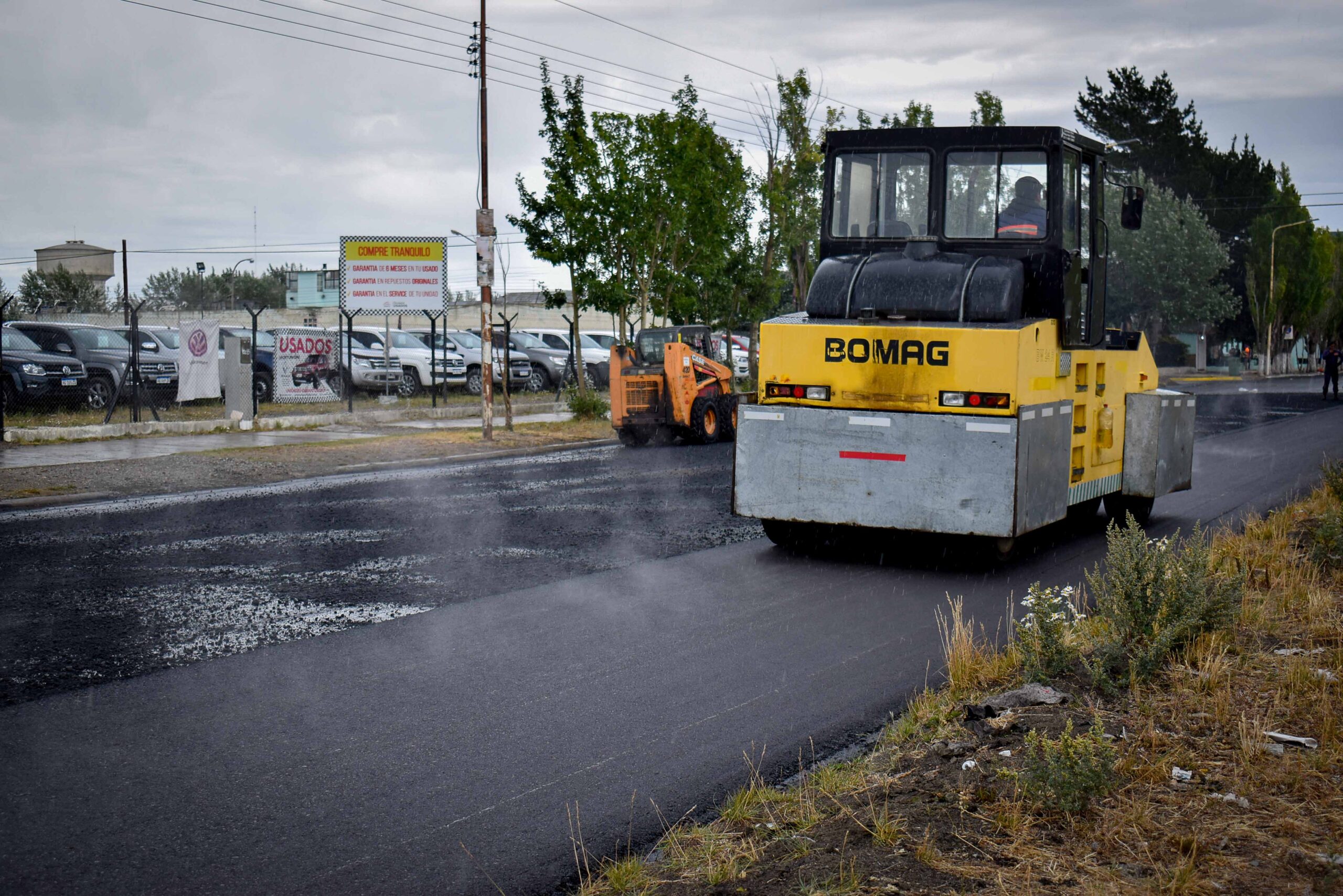 Inició la pavimentación de la Avenida Kirchner
