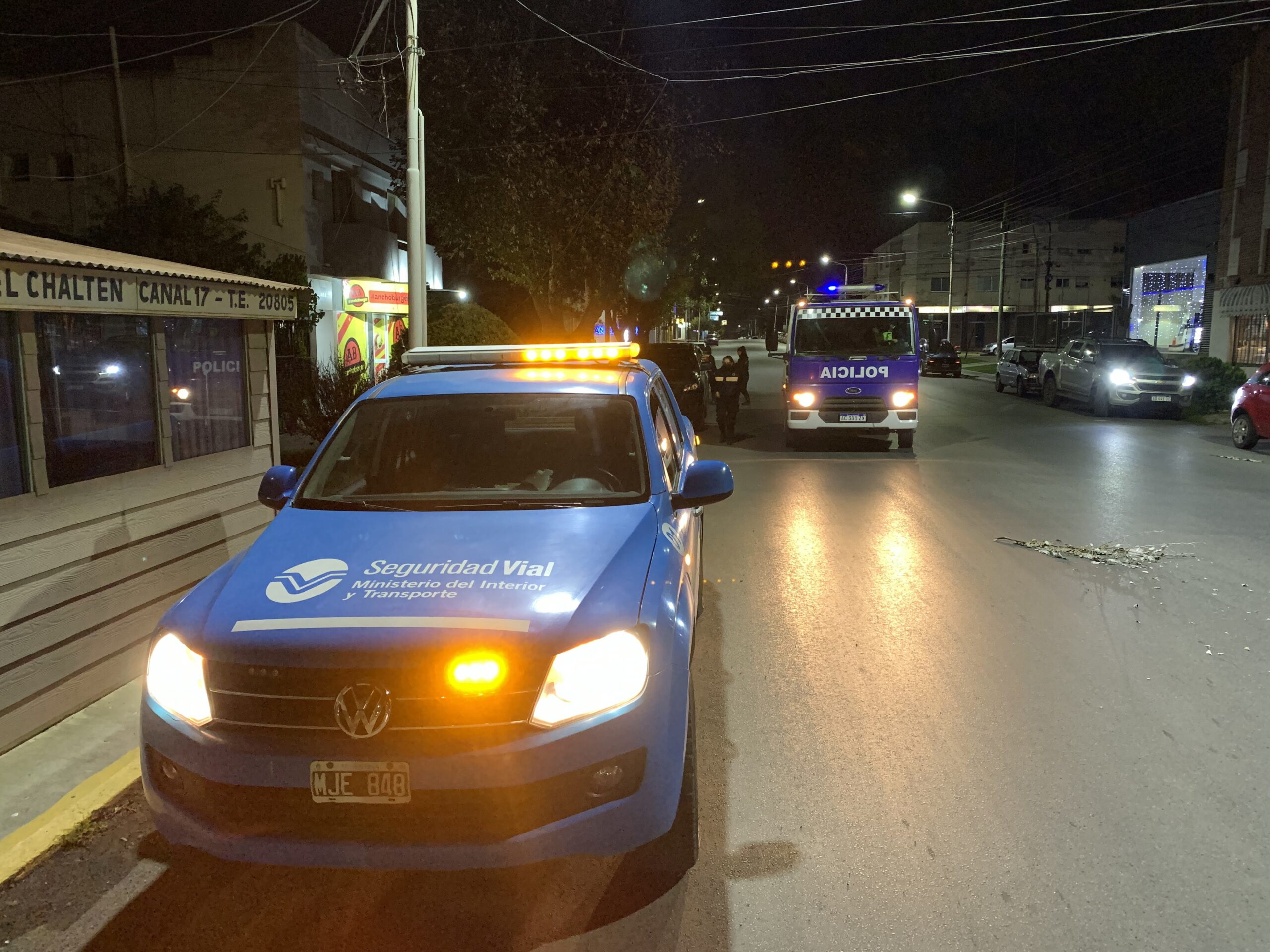 Tránsito Municipal y Policía Provincial realizaron operativos conjuntos