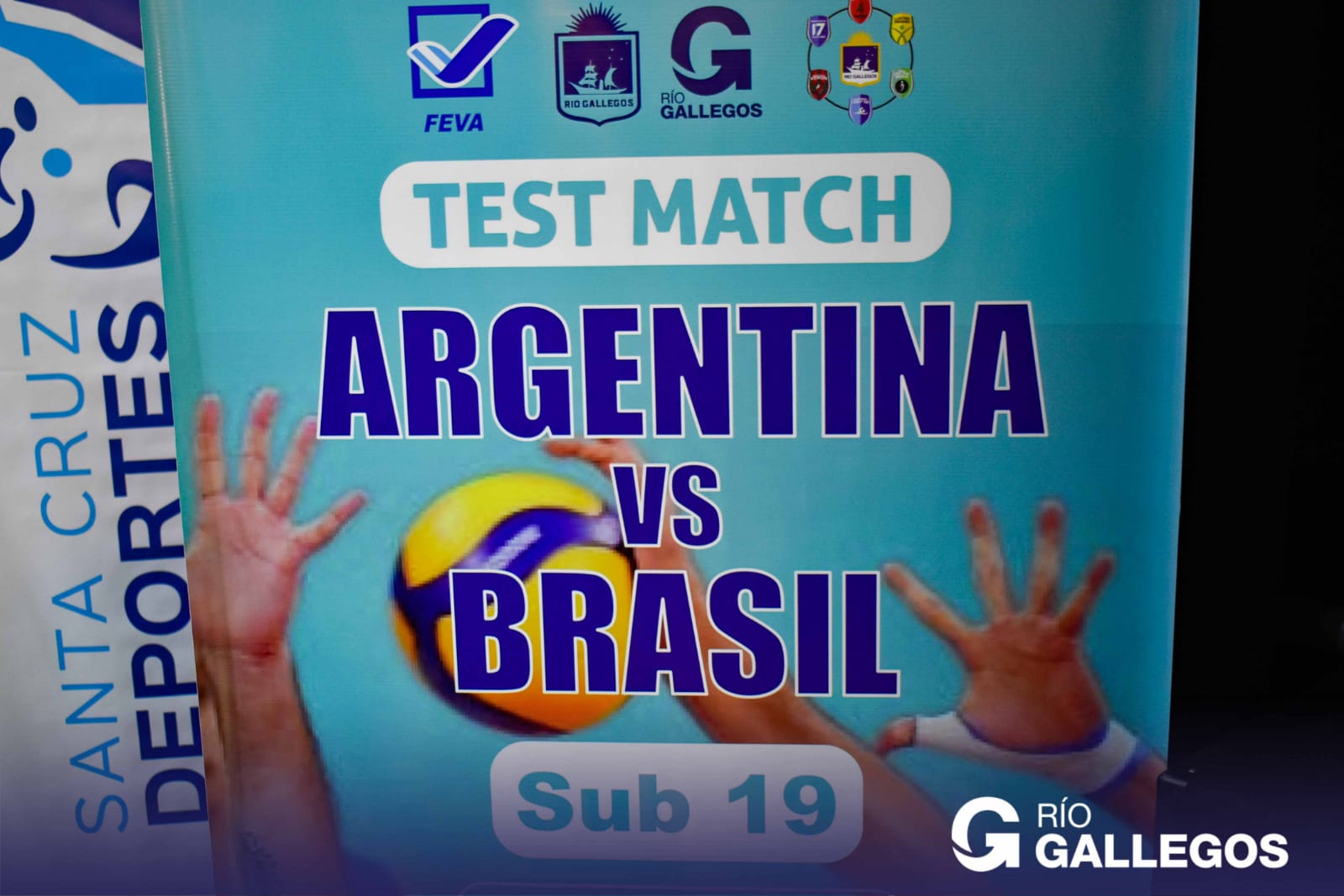 Se presentó el test Match de Vóley Sub 19 entre Argentina y Brasil