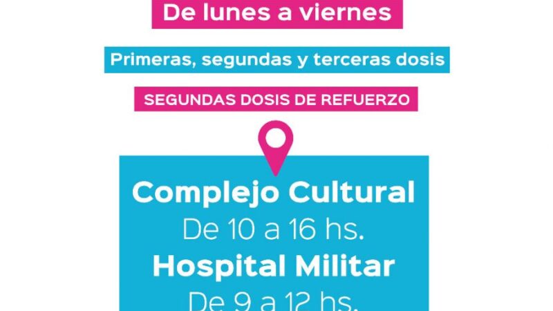 Punto de testeos y vacunación contra el COVID – 19 en Río Gallegos