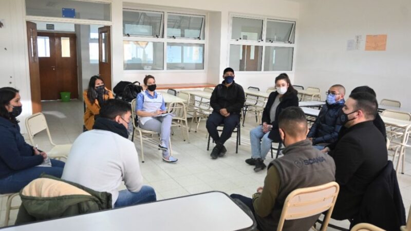 Ultiman detalles para la implementación de Senderos Escolares en el Barrio San Benito de Río Gallegos