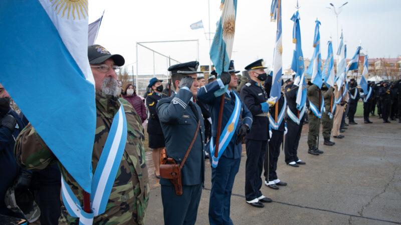 Acto Dia de la Bandera en Rio Gallegos