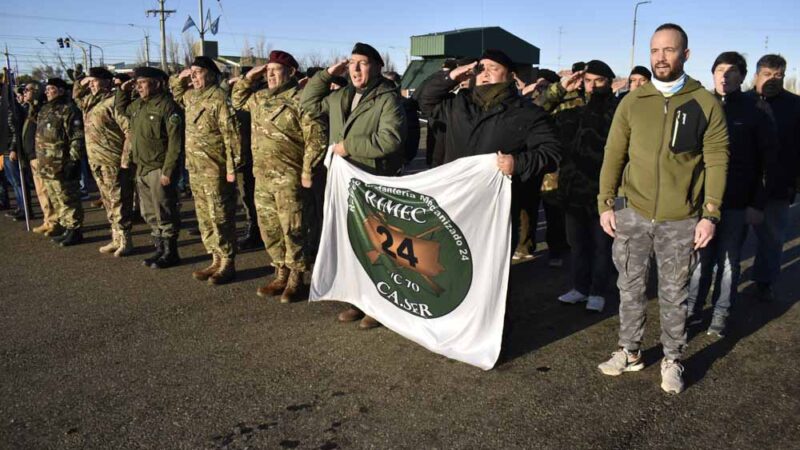 Acto en conmemoración al 80 Aniversario del Regimiento de Infantería Mecanizada 24