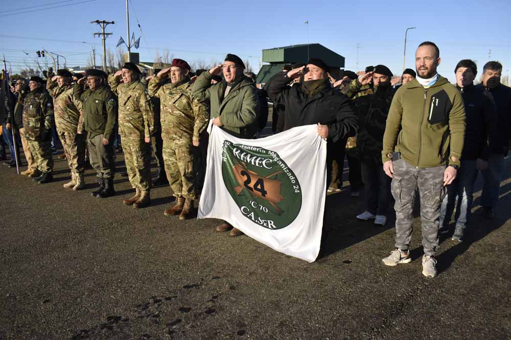 Acto en conmemoración al 80 Aniversario del Regimiento de Infantería Mecanizada 24