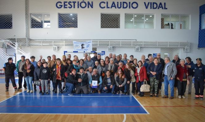 Caleta Olivia: Vidal dona terreno y materiales al centro de jubilados y Pensionados Petroleros