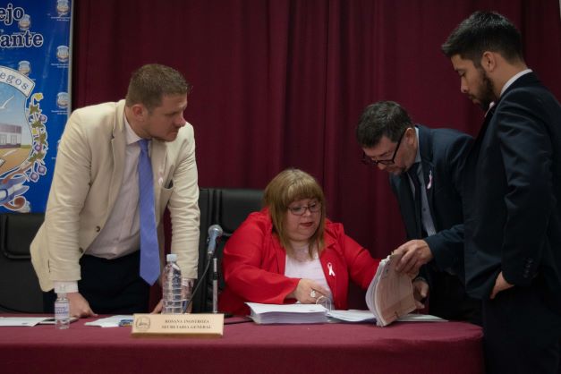 Concejales piden un informe detallado al Departamento Ejecutivo Municipal de la obra de asfaltado de las calles Nº 13 y Nº 22 del barrio San Benito