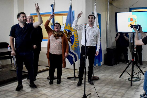 Pablo Grasso encabezó el acto por el Día de la Lealtad