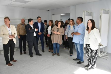 Caleta Olivia: Continúa la puesta a punto del Hospital Modular
