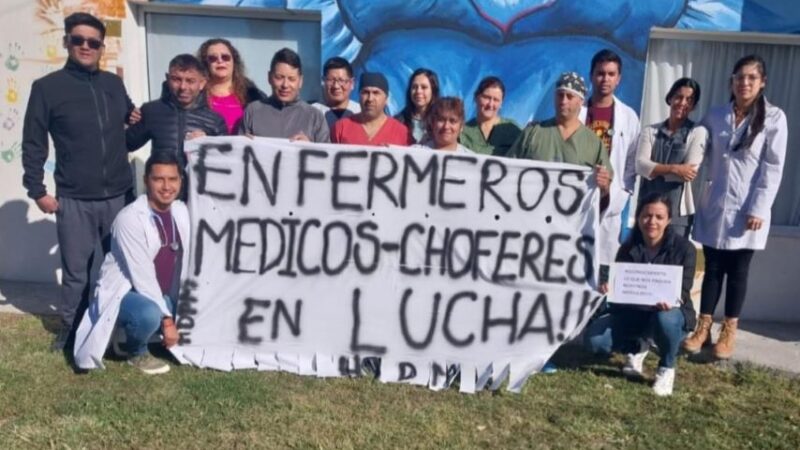 Perito Moreno: Medidas de fuerza del personal de Salud