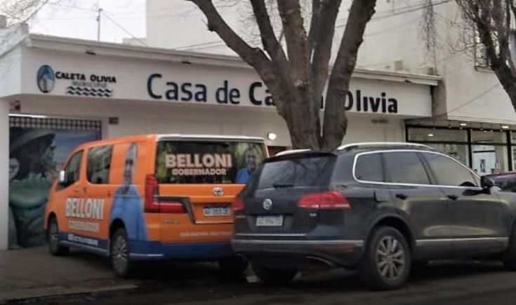 La casa de Caleta Olivia, convertida en un bunker electoral kirchnerista