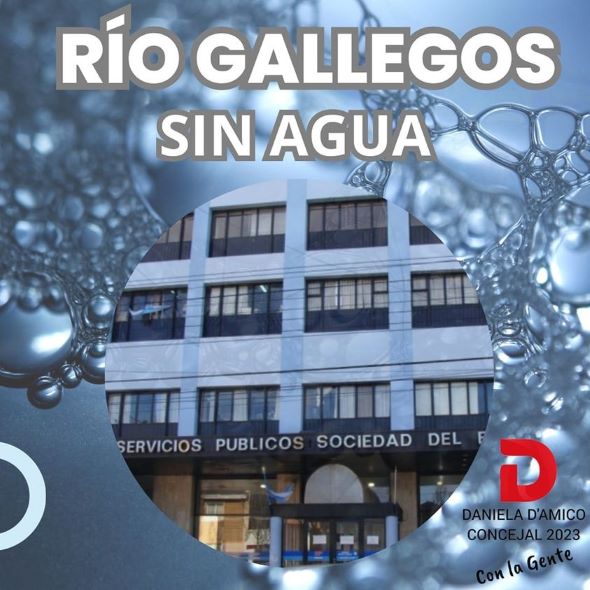 Gallegos sin agua y el silencio de los representantes de los vecinos