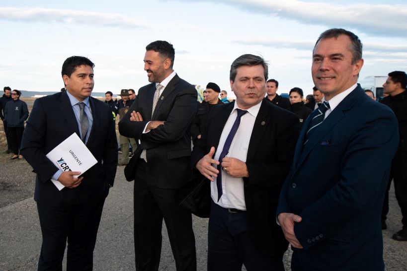 Vidal le dio la bienvenida a Santa Cruz al presidente Javier Milei