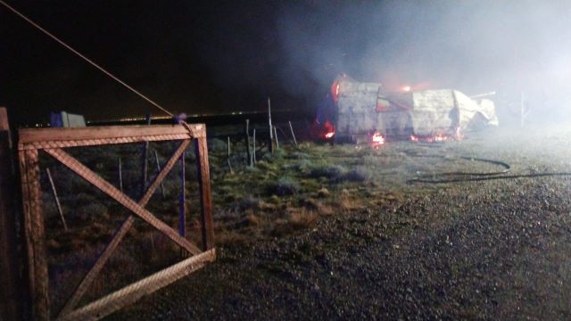 Incendio en zona de Punta Loyola